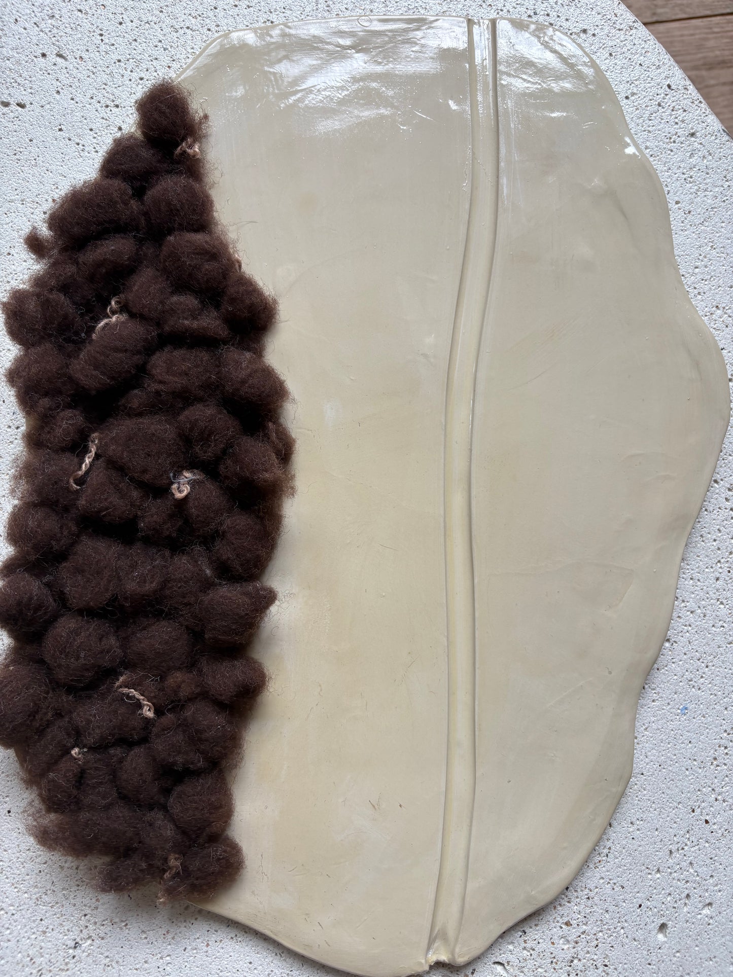 ORGANIC . L . Beige sculpté