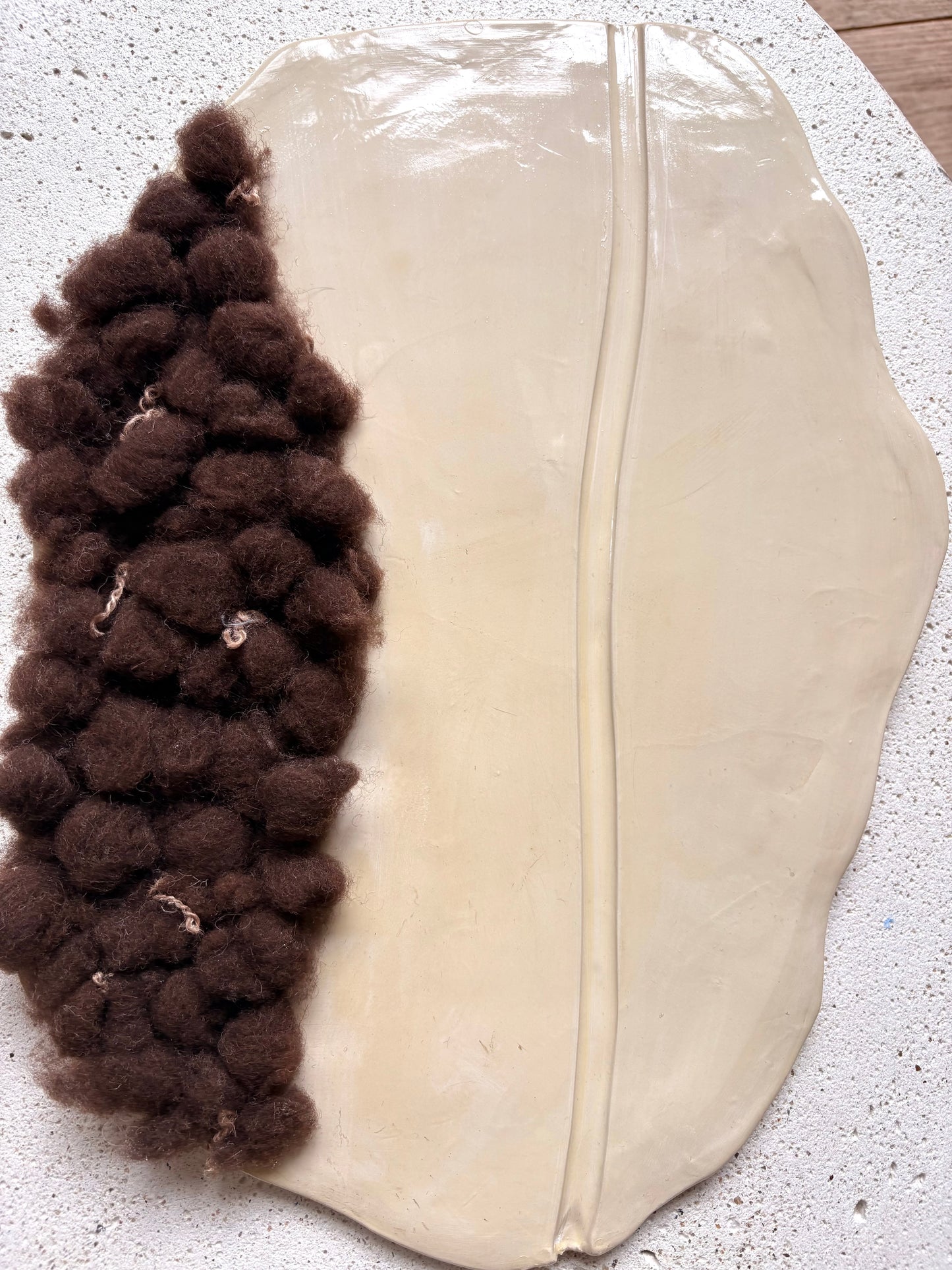 ORGANIC . L . Beige sculpté