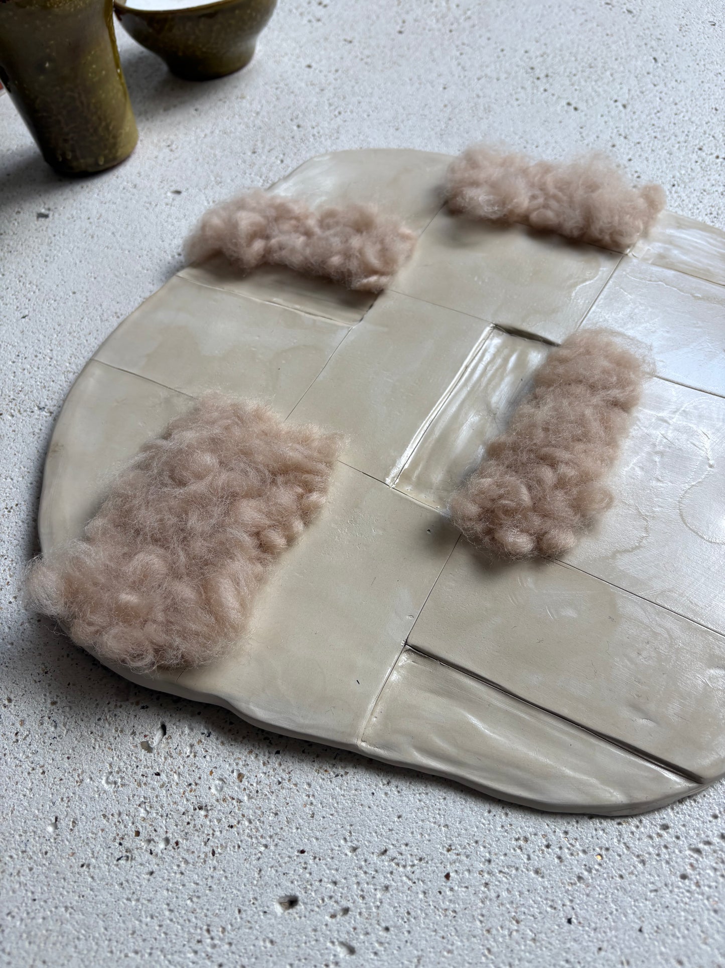 CUBIC . Beige Sculpté